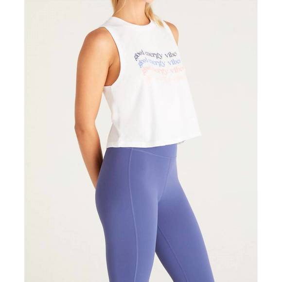 NEW Z SUPPLY kick back energy tank in white - Picture 2 of 4